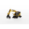 Diecast Masters 85612 - CAT Caterpillar M323F Railroad Wheeled Excavator - Scale 1:87