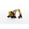 Diecast Masters 85612 - CAT Caterpillar M323F Railroad Wheeled Excavator - Scale 1:87