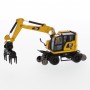 Diecast Masters 85612 - CAT Caterpillar M323F Railroad Wheeled Excavator - Scale 1:87