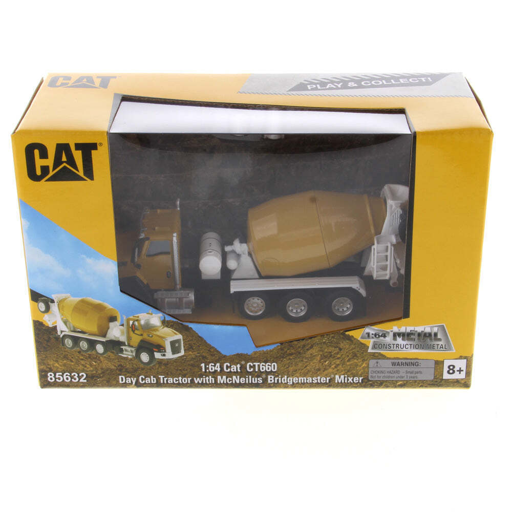 Diecast Masters 85632 - Caterpillar CAT CT660 McNeilus Bridgemaster Concrete Mixer - Scale 1:64