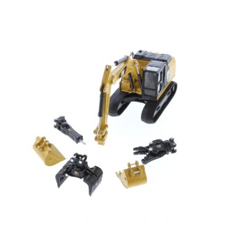 Diecast Masters 85636 - Caterpillar CAT 320F L Hydraulic Excavator With 5 Work Tools - Scale 1:64