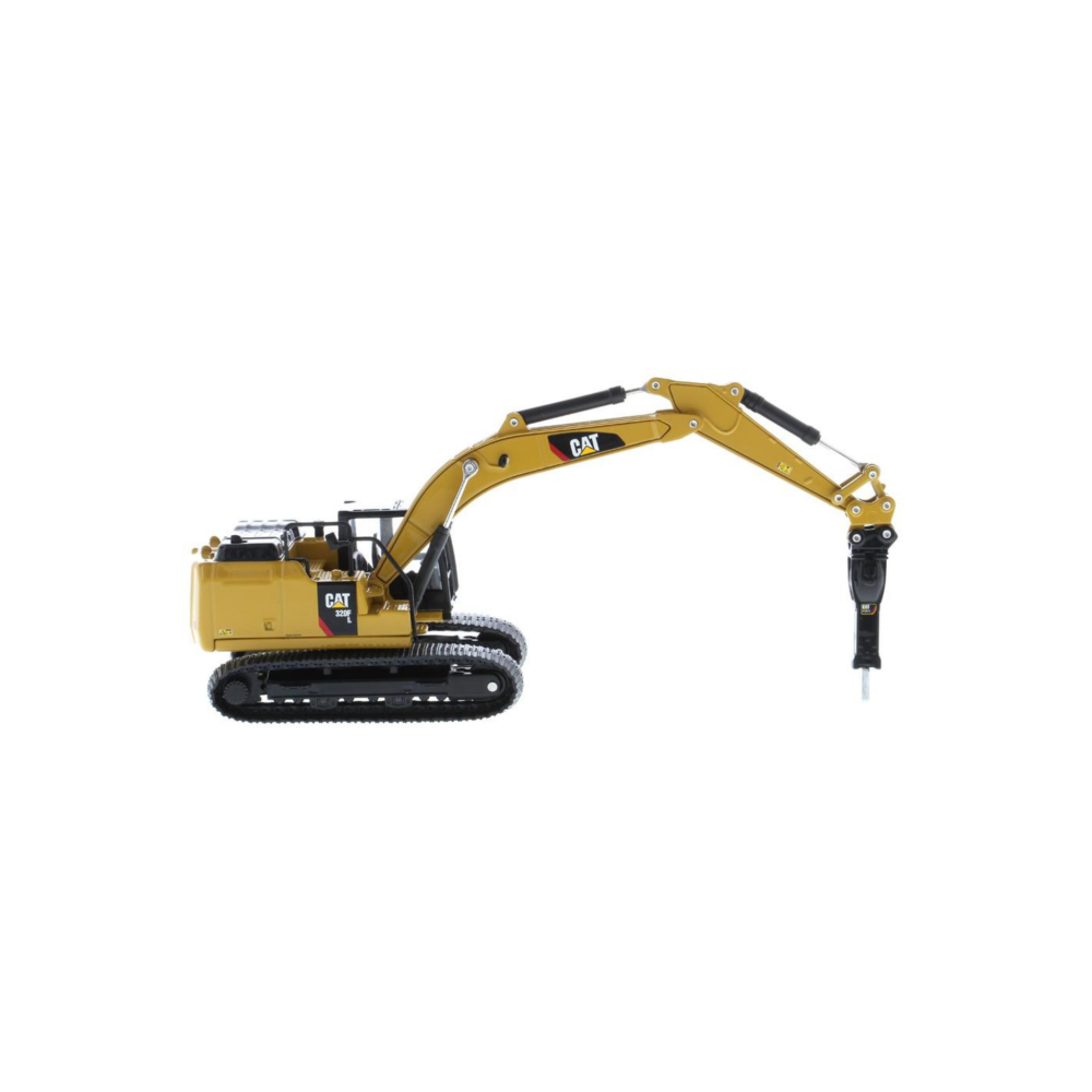 Diecast Masters 85636 - Caterpillar CAT 320F L Hydraulic Excavator With 5 Work Tools - Scale 1:64
