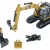 Diecast Masters 85636 - Caterpillar CAT 320F L Hydraulic Excavator With 5 Work Tools - Scale 1:64