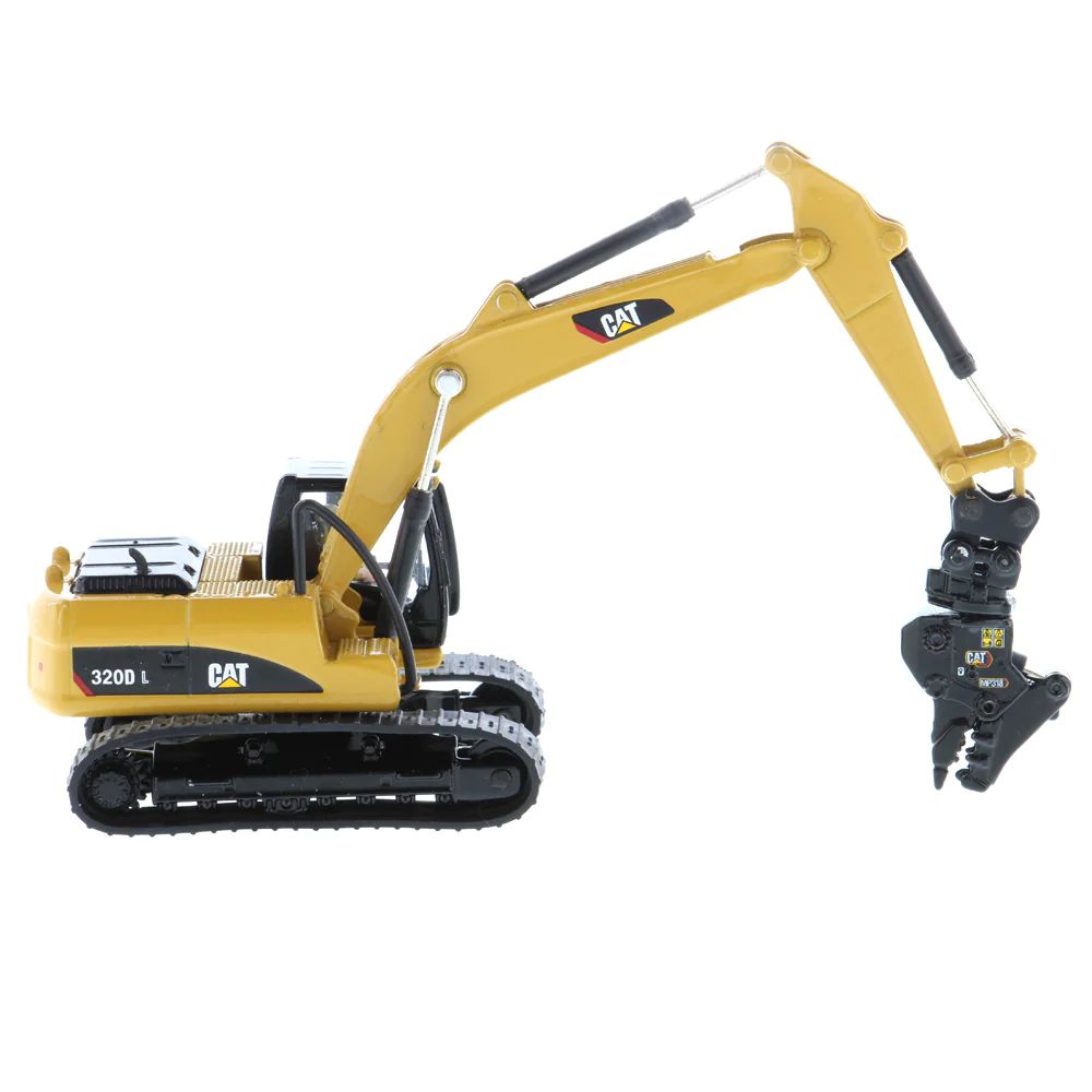 Diecast Masters 85652 - CAT Caterpillar 320D L Hydraulic Excavator with Multiple Work Tools  - Scale 1:87