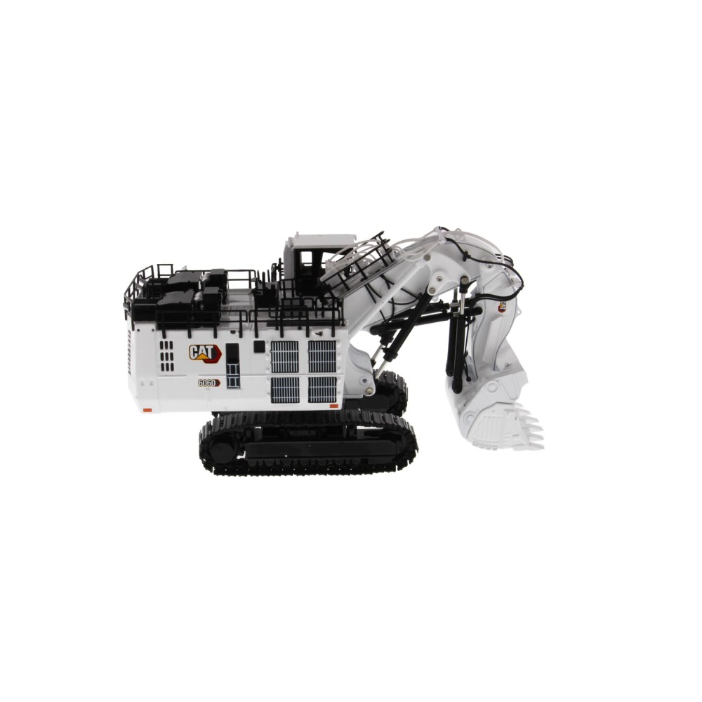 Diecast Masters 85653 - Caterpillar CAT 6060FS Hydraulic Front Shovel Mining Excavator White New 2024 Highline Series - Scale 1:87