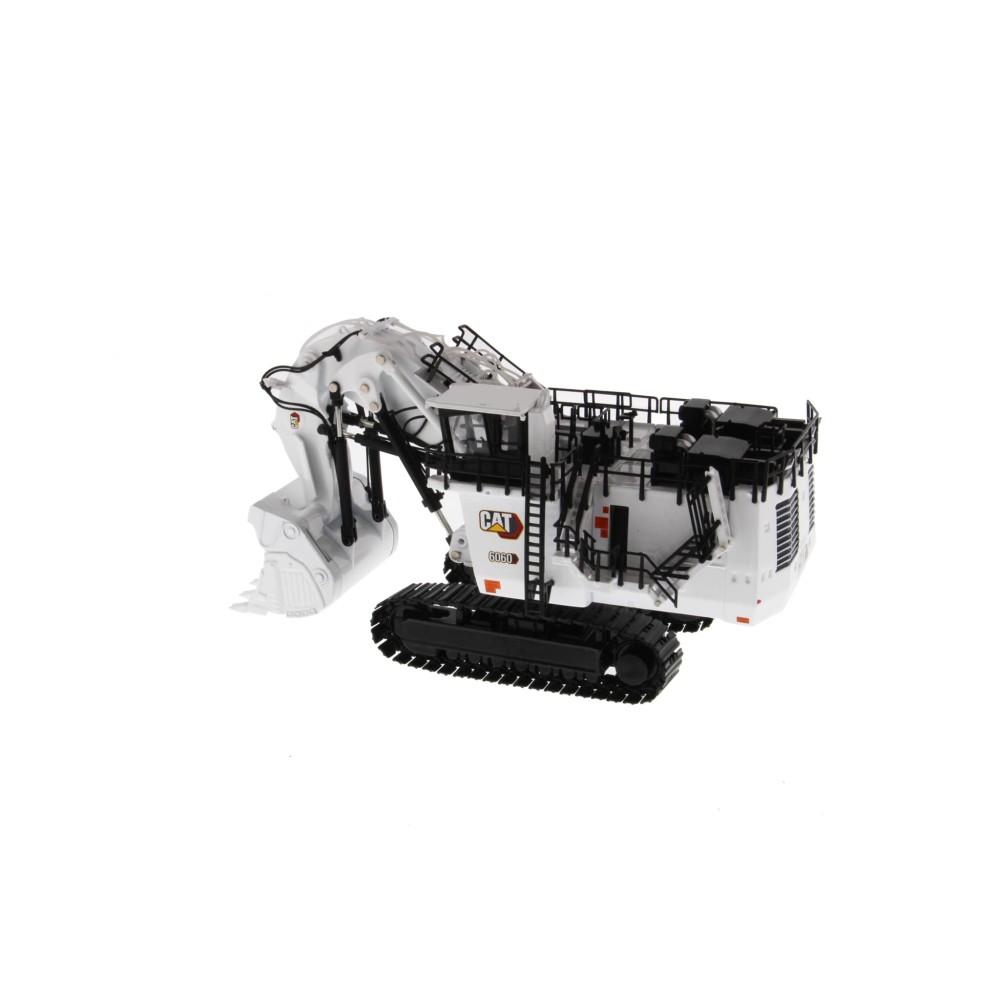 Diecast Masters 85653 - Caterpillar CAT 6060FS Hydraulic Front Shovel Mining Excavator White New 2024 Highline Series - Scale 1:87