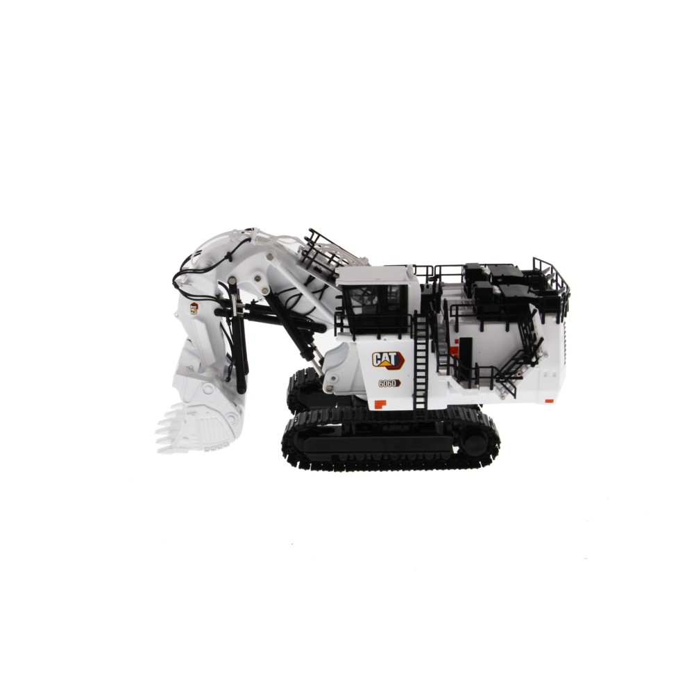 Diecast Masters 85653 - Caterpillar CAT 6060FS Hydraulic Front Shovel Mining Excavator White New 2024 Highline Series - Scale 1:87
