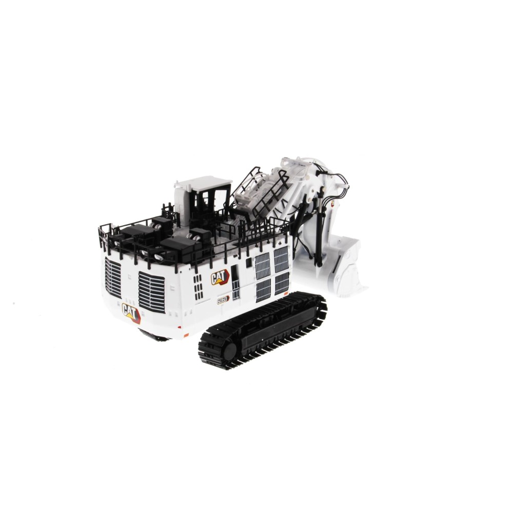 Diecast Masters 85653 - Caterpillar CAT 6060FS Hydraulic Front Shovel Mining Excavator White New 2024 Highline Series - Scale 1:87