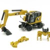 Diecast Masters 85656 - CAT Caterpillar M323F Railroad Wheeled Excavator CAT Color - Scale 1:87