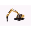 Diecast Masters 85657 - Caterpillar  Cat 323 Next Generation Mod HEX Hydraulic Excavator with 4 Attachments - Scale 1:50