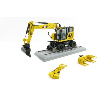 Diecast Masters 85661 - CAT M323F Railroad Wheel SY Excavator High Line Series - Scale 1:50