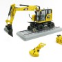 Diecast Masters 85661 - CAT M323F Railroad Wheel SY Excavator High Line Series - Scale 1:50