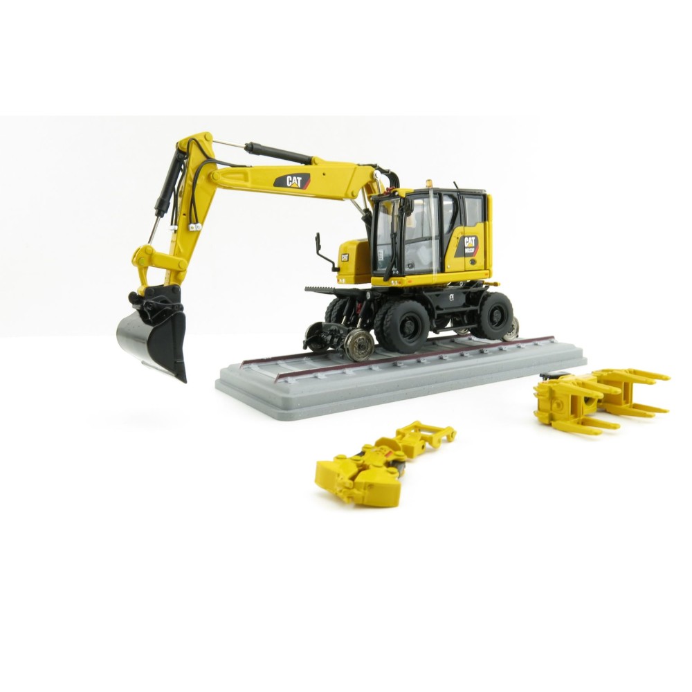 Diecast Masters 85661 - CAT M323F Railroad Wheel SY Excavator High Line Series - Scale 1:50