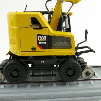 Diecast Masters 85661 - CAT M323F Railroad Wheel SY Excavator High Line Series - Scale 1:50