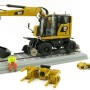 Diecast Masters 85662 - M323F Railroad Wheel SY Excavator CAT Colors - Scale 1:50
