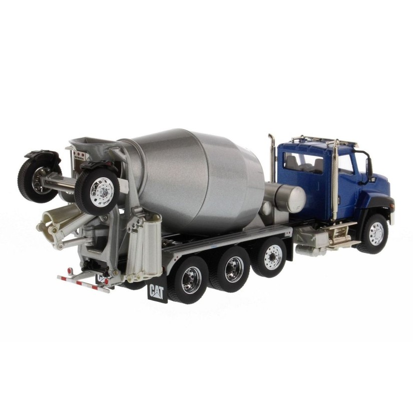 Diecast Masters 85664C - Caterpillar CAT CT660 Day Cab Tractor with Concrete Mixer  - Scale 1:50