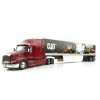 Diecast Masters 85665 - Peterbilt 579 Ultraloft Cab Truck with CAT Mural Trailer - Scale 1:50 