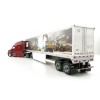 Diecast Masters 85665 - Peterbilt 579 Ultraloft Cab Truck with CAT Mural Trailer - Scale 1:50 