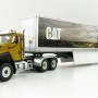 Diecast Masters 85666 - Caterpillar CAT CT660 On-Highway Truck with CAT Mural Trailer - Scale 1:50