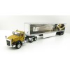 Diecast Masters 85666 - Caterpillar CAT CT660 On-Highway Truck with CAT Mural Trailer - Scale 1:50