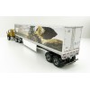 Diecast Masters 85666 - Caterpillar CAT CT660 On-Highway Truck with CAT Mural Trailer - Scale 1:50