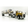 Diecast Masters 85666 - Caterpillar CAT CT660 On-Highway Truck with CAT Mural Trailer - Scale 1:50