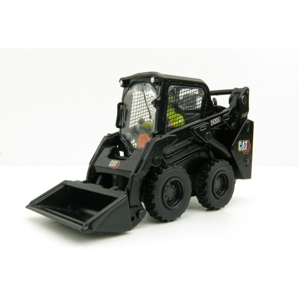 Diecast Masters 85676 BK - Caterpillar Cat 242 D3 Skid Steer Loader Black New 2022 - Scale 1:50