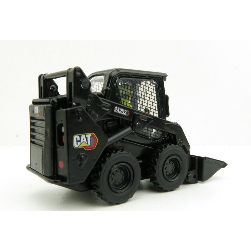 Diecast Masters 85676 BK - Caterpillar Cat 242 D3 Skid Steer Loader Black New 2022 - Scale 1:50