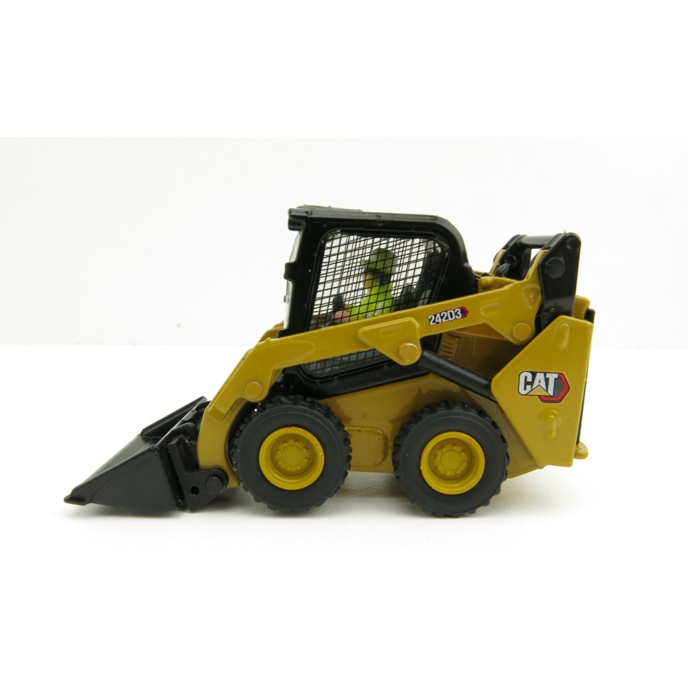 Diecast Masters 85676 - Caterpillar Cat 242 D3 Skid Steer Loader New 2022 - Scale 1:50