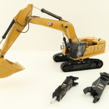 Diecast Masters 85709 - Caterpillar CAT 395 GP Large Hydraulic Excavator & 2 Work Tools - Scale 1:50 