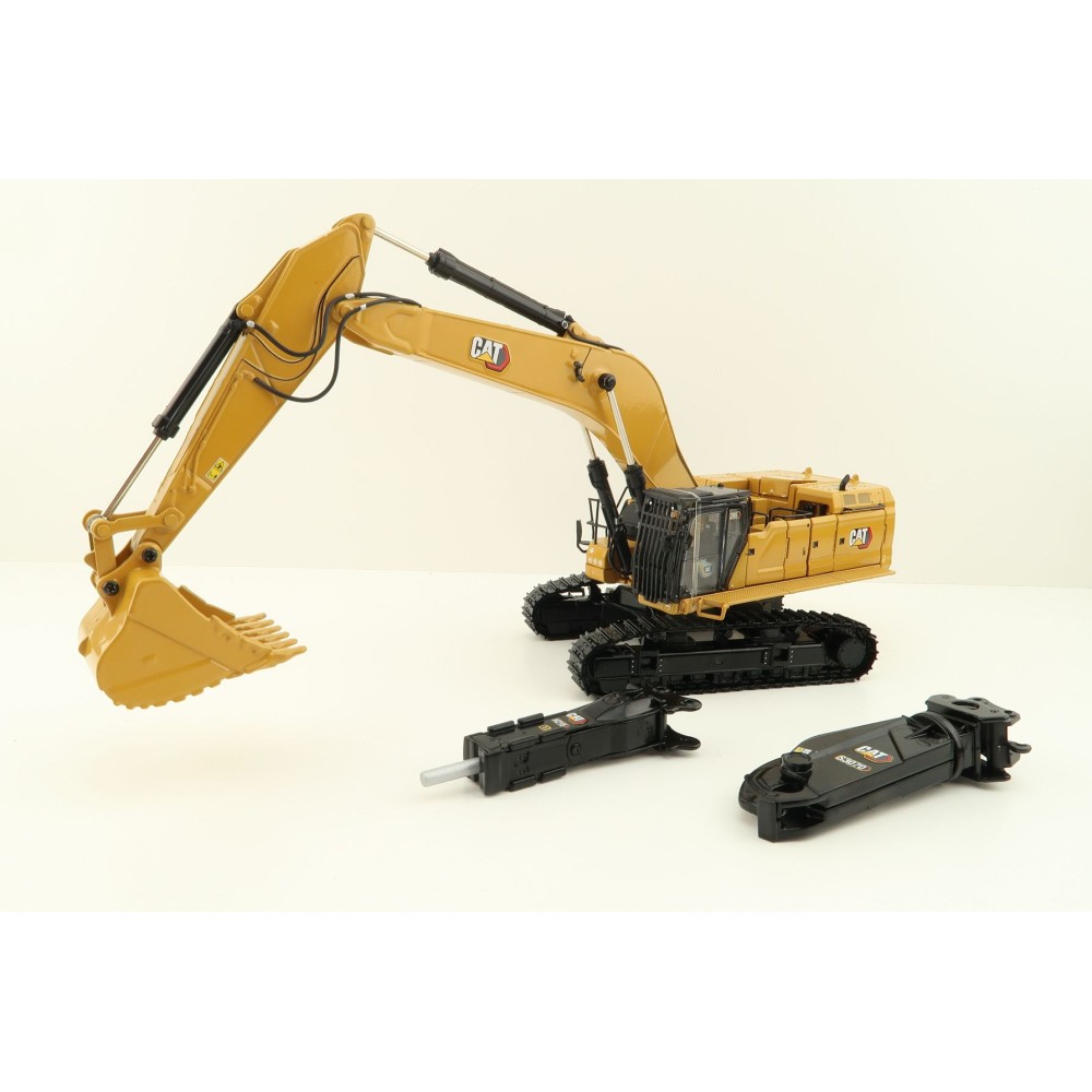 Diecast Masters 85709 - Caterpillar CAT 395 GP Large Hydraulic Excavator & 2 Work Tools - Scale 1:50 