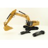 Diecast Masters 85709 - Caterpillar CAT 395 GP Large Hydraulic Excavator & 2 Work Tools - Scale 1:50 