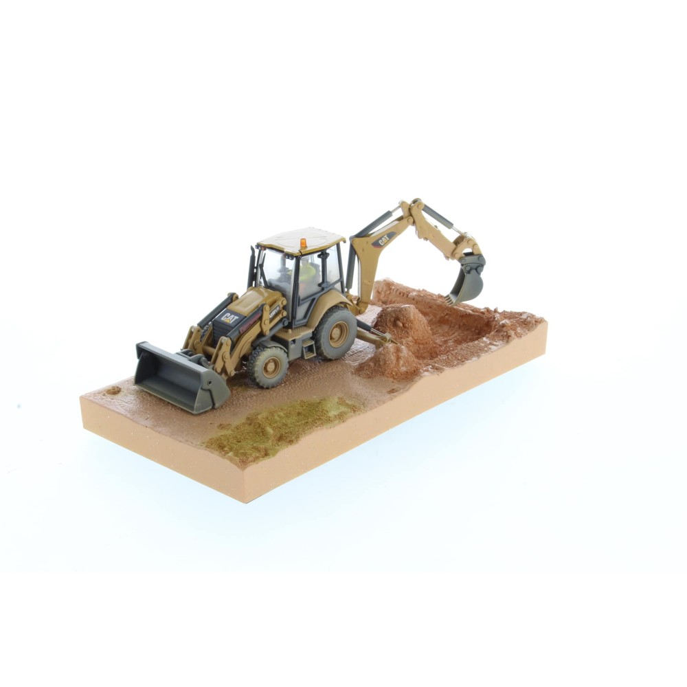Diecast Masters 85755 - Caterpillar CAT 420F2 Backhoe Loader Weathered Series - Scale 1:50