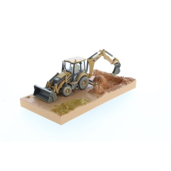 Diecast Masters 85755 - Caterpillar CAT 420F2 Backhoe Loader Weathered Series - Scale 1:50