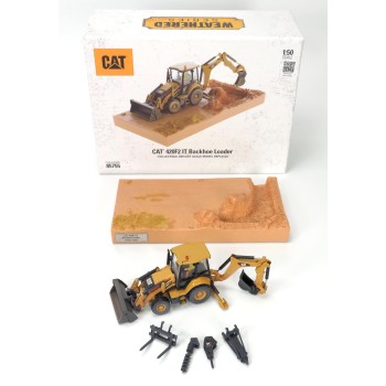 Diecast Masters 85755 - Caterpillar CAT 420F2 Backhoe Loader Weathered Series - Scale 1:50