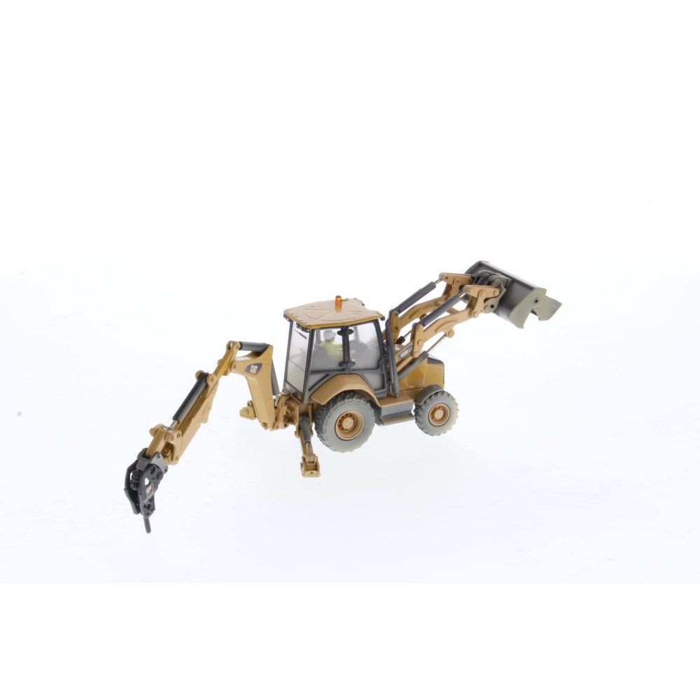 Diecast Masters 85755 - Caterpillar CAT 420F2 Backhoe Loader Weathered Series - Scale 1:50