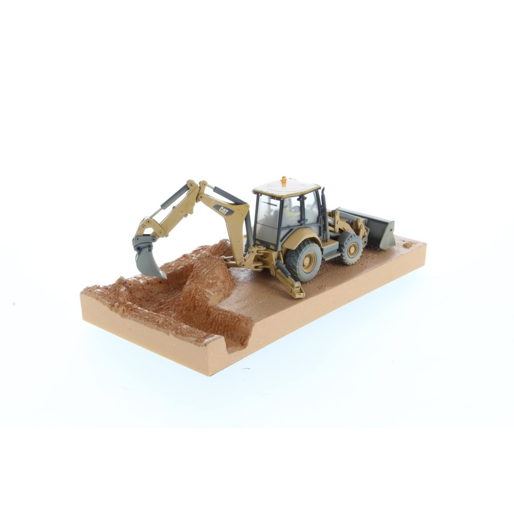 Diecast Masters 85755 - Caterpillar CAT 420F2 Backhoe Loader Weathered Series - Scale 1:50