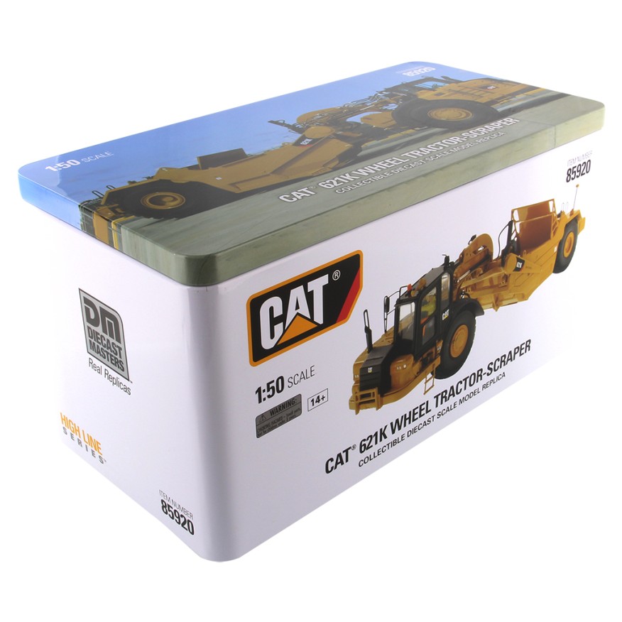 Diecast Masters 85920 - Caterpillar Cat  621K Wheel Tractor Scraper High Line - Scale 1:50
