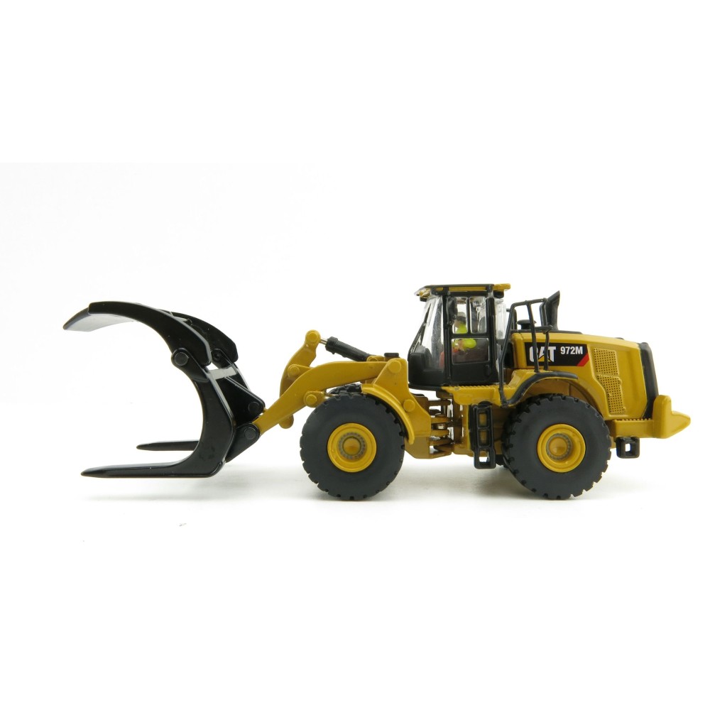Diecast Masters 85950 - Caterpillar CAT 972M Wheel Loader with Log Forks Forrestry - Scale 1:87