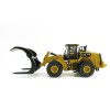 Diecast Masters 85950 - Caterpillar CAT 972M Wheel Loader with Log Forks Forrestry - Scale 1:87