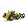 Diecast Masters 85950 - Caterpillar CAT 972M Wheel Loader with Log Forks Forrestry - Scale 1:87