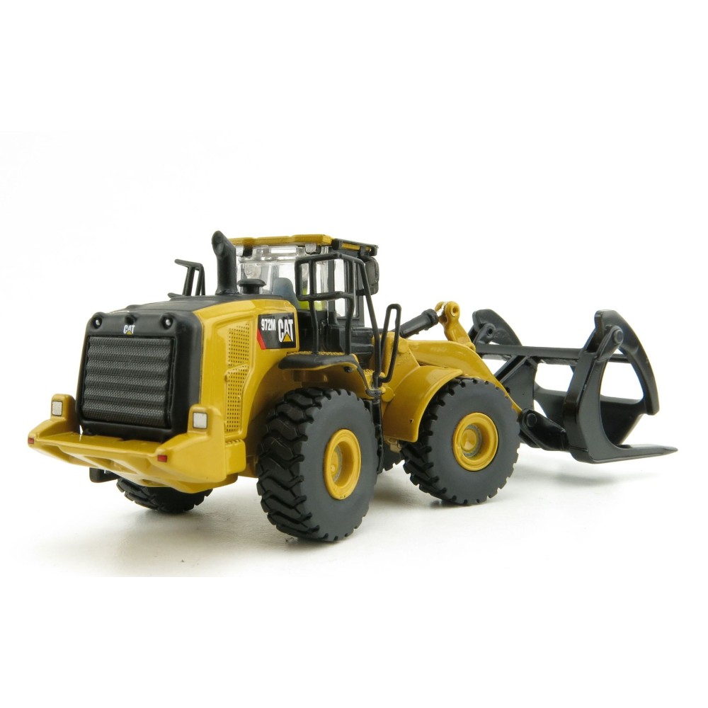 Diecast Masters 85950 - Caterpillar CAT 972M Wheel Loader with Log Forks Forrestry - Scale 1:87