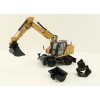 Diecast Masters 85956 - Caterpillar CAT M318 Wheeled Excavator & Attachments High Line - Scale 1:50