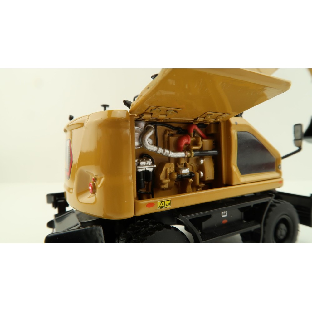 Diecast Masters 85956 - Caterpillar CAT M318 Wheeled Excavator & Attachments High Line - Scale 1:50