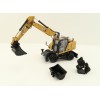 Diecast Masters 85956 - Caterpillar CAT M318 Wheeled Excavator & Attachments High Line - Scale 1:50