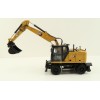 Diecast Masters 85956 - Caterpillar CAT M318 Wheeled Excavator & Attachments High Line - Scale 1:50