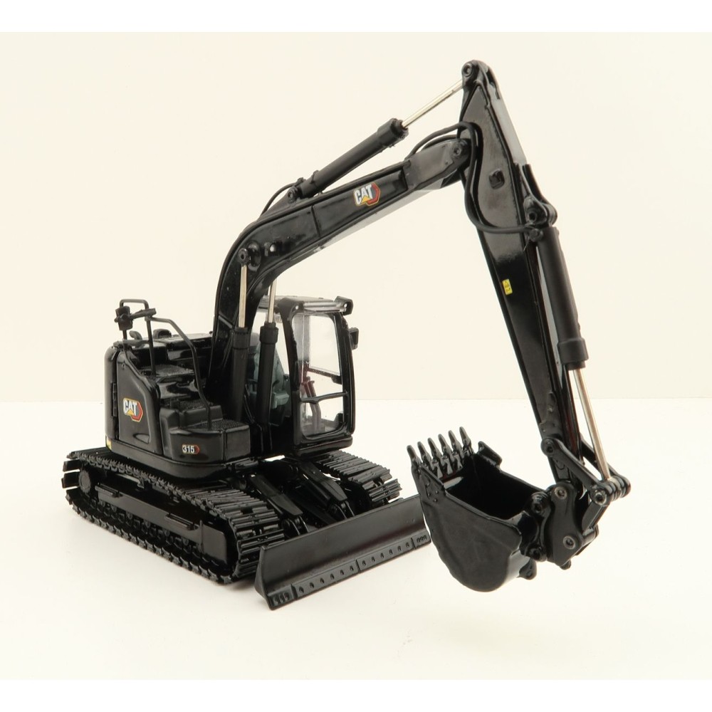 Diecast Masters 85957BK - Black Edition Caterpillar CAT 315 Small Hydraulic Excavator High Line - Scale 1:50