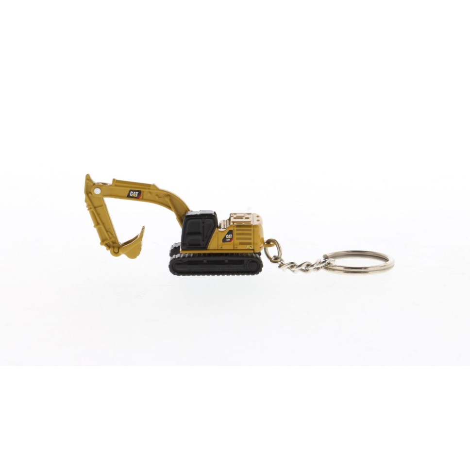 Diecast Masters 85981 - Caterpillar Cat Micro 320 Hydraulic Excavator Key Chain Ring 