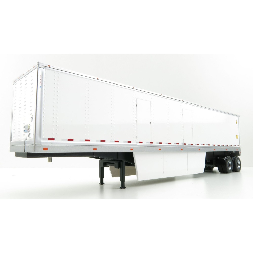 Diecast Masters 91021 - US 53' Dry Cargo Van Trailer White - Scale 1:50