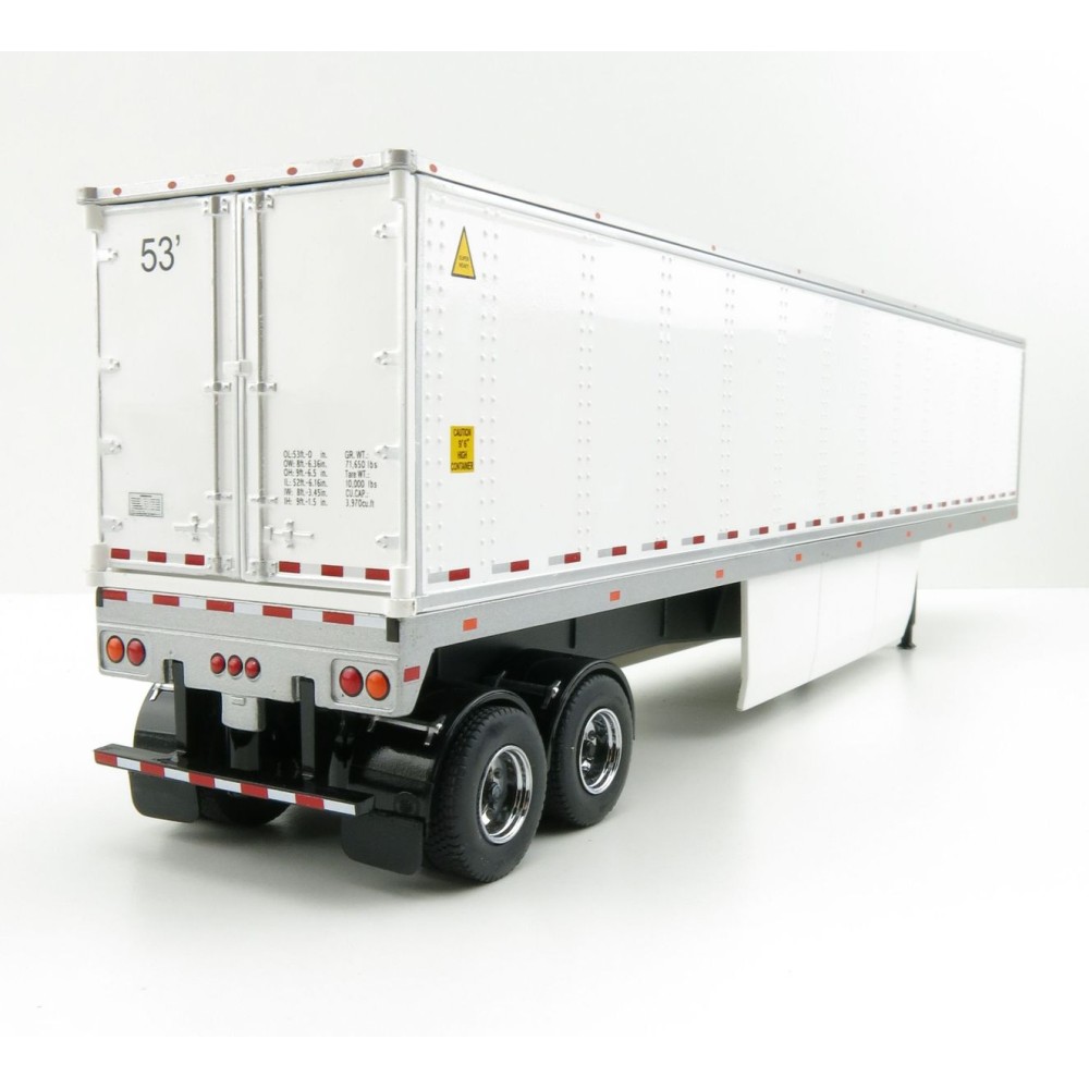 Diecast Masters 91021 - US 53' Dry Cargo Van Trailer White - Scale 1:50